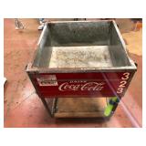 Vintage 1950s Coca-Cola Metal Cooler Cart