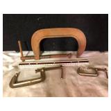 C Clamps Lot of 4 Made in USA