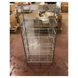 Chrome Wire Shelving Unit 23x14x46