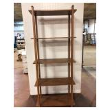Wood Leaning Ladder Bookshelf 30x14x72