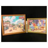 Jon Kennedy Americana Signed Paintings Lot