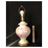 Iridescent Glass Ginger Jar Table Lamp