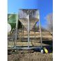 Overhead feed bin 153" x 12', approx 25 ton