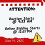 June 19 - Ray Retirement Auction