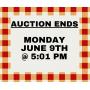 June 9 - Restaurant Equipment Online Only Auction