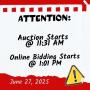 June 27 - Huckleby Estate Auction