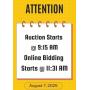 Aug 7 - Braden Retirement Auction