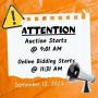 Sep 12 - Public Auction