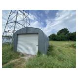 Metal Portable Building - to be moved by Buyer