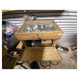Leather Working Tool Cabinet w/Stamps - Knives
