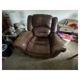 Leather Recliner - Elec