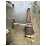 Vintage Cast Iron Torch Light