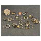 Assorted Gold Toned Rings
