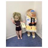 Plastic Doll & Stuffed Doll