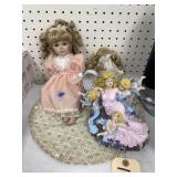 5 Pcs - Angel Figurines - Porcelain Doll