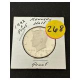 1992-S Proof Kennedy Half Dollar