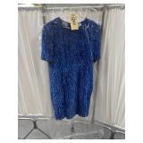 Stenay Silk Formal Dress Sz 14 - made in India