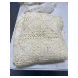 Crocheted Bedspread - Hand Made - Very Old