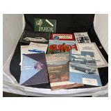 Vintage Car Pamphlets & map
