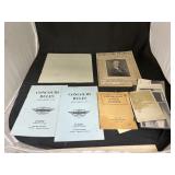 Black & White Pictures, Car Pamphlet & Rule Book