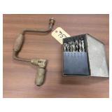 Vintage Drill Index Tool Kit w/Hand Crank