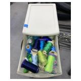 Blues & Greens Machine Thread in Tote
