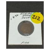 1896 Indian Head Cent Fine