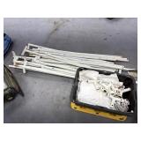 Tent Poles & Canopy in Plastic Tote w/Lid