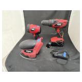 4 Pcs - Skil Drill - Skil Light - Skil Sander 18V