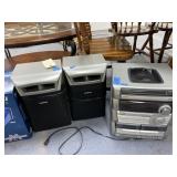 3 Pcs - Aiwa 3CD Changer - Cassette Stereo