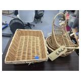 Stacking Wicker Baskets & More