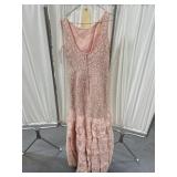 Pink Floor Length Formal Dress - Sz Unk