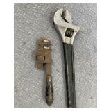 Adjustable Wrench & Vintage Adjustable Wrench