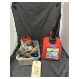 1 Gal Plastic Gas Can & Storage Box w/Irrigation
