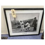 Framed Picture Ted Williams "First at Bat" 26x22