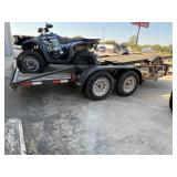 6x16 Single Axle Flatbed Trailer