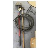 Hose - Round Shovel - Hoe