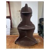 Handmade Corner Wall Shelf 23"H