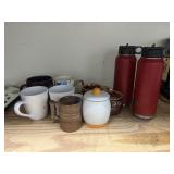 2 - Water Bottles - Frankoma Mug &  more