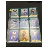 1991 Fleer Football Star Sheet - Barry Sanders & M