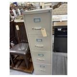 4-Drawer Metal Letter Size File Cabinet