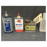4 Pc Small Oil Cans