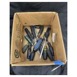 Box of Assorted Screwdrivers - Kobalt & More