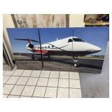 3 Pc Airplane Wall Art 24"x36"