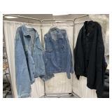 3 Pcs - Tailored Jacket Sz 2XL - 2 Denim Jackets