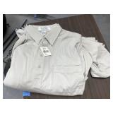 Short Sleeve Collared Shirts Sz L - G