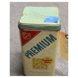 Vintage Saltine Tin