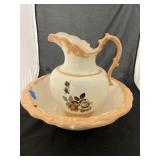 Pitcher & Bowl Set - chipped