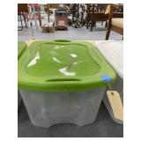 Canning Jars in Plastic Tote w/Lid