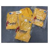 4 Pcs - Yellow Cardinal Windbreakers